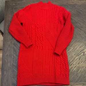 Old Navy Red Sweater Dress - Size Medium